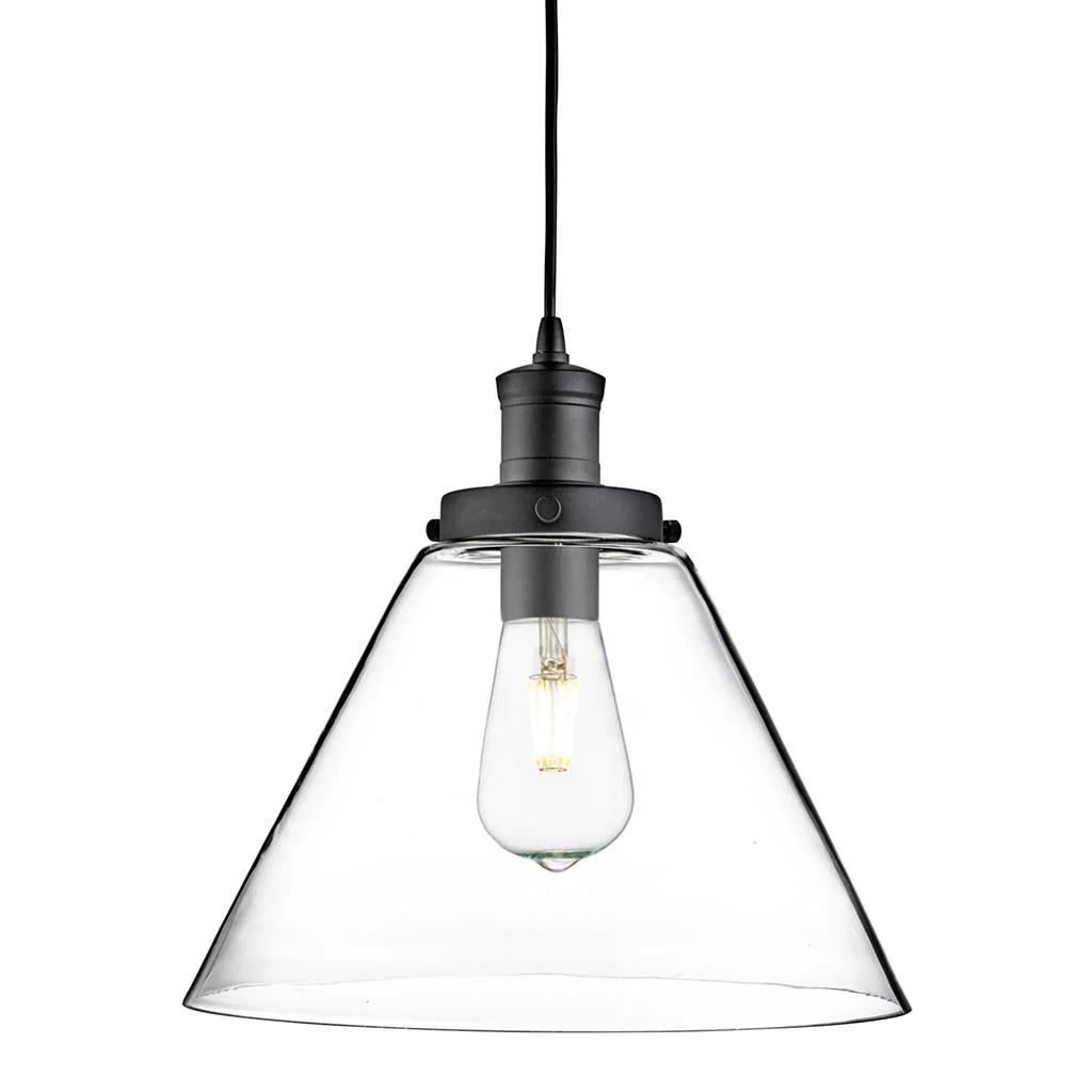 Pyramid Pendant Ceiling Light - Various Finishes - Image 11