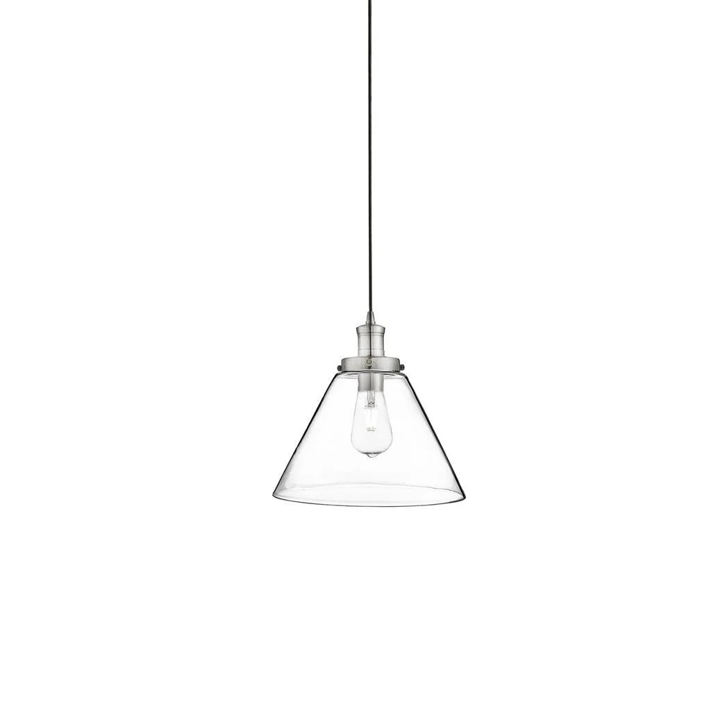 Pyramid Pendant Ceiling Light - Various Finishes - Image 7