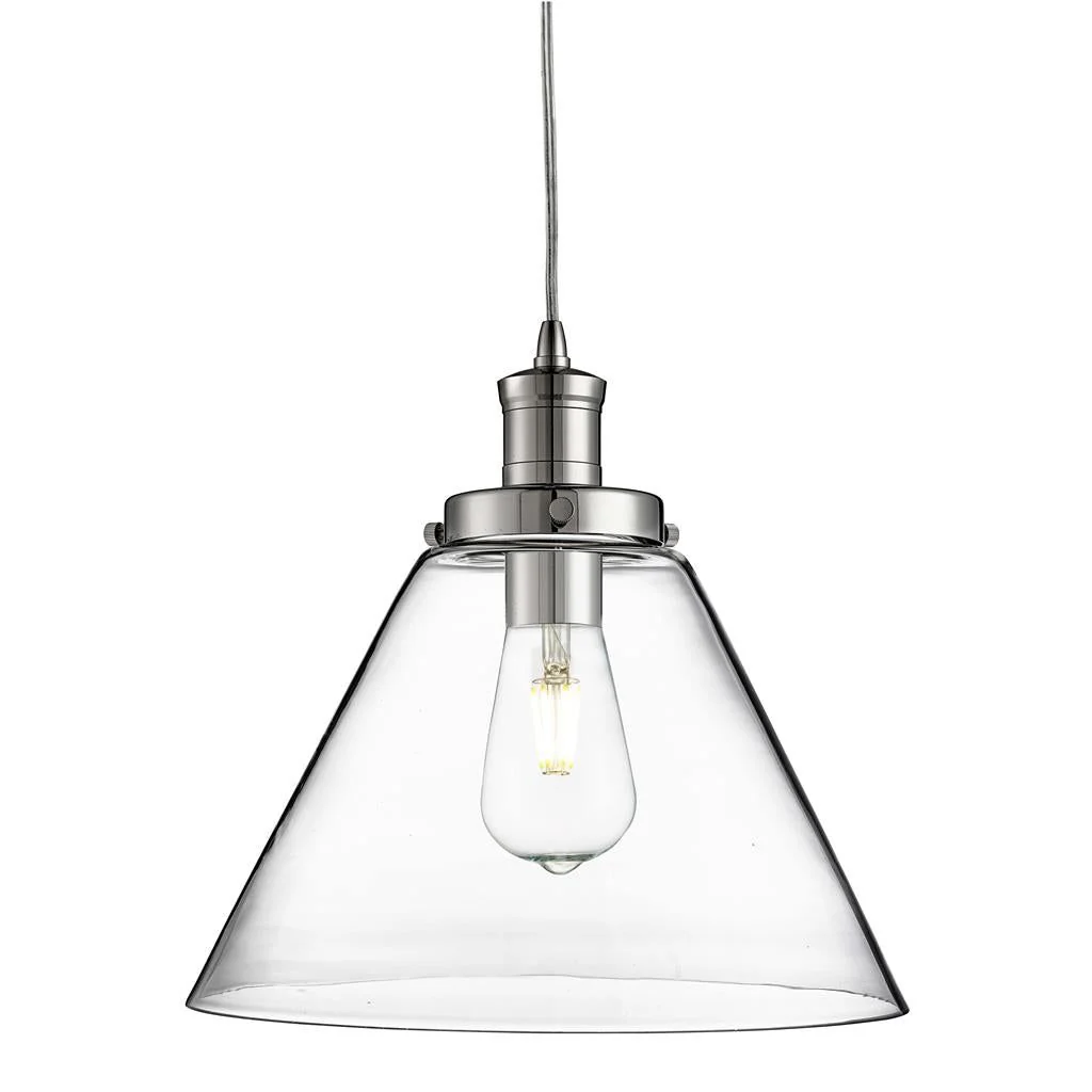 Pyramid Pendant Ceiling Light - Various Finishes - Image 8