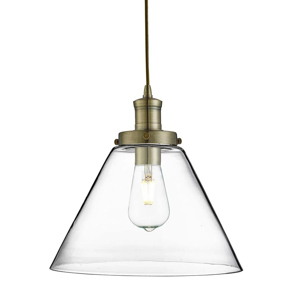 Pyramid Pendant Ceiling Light - Various Finishes - Image 3