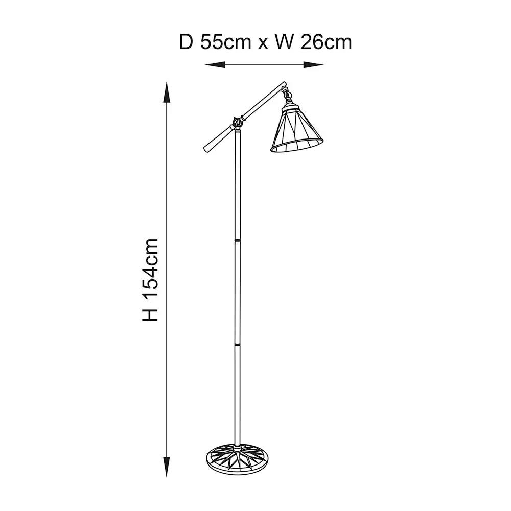 Quasar star Task Floor Lamp E14 - Image 10