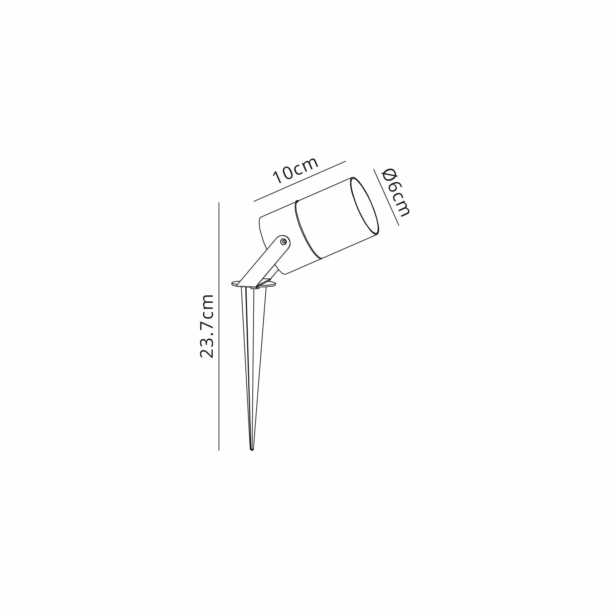Quebec Spike/Wall Light GU10, IP65 2yrs Warranty- Various Finishes - Image 3