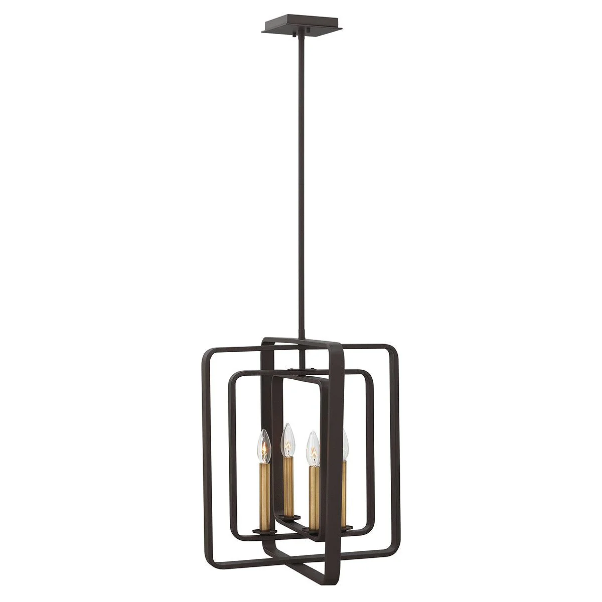 Quentin 4L Pendant Ceiling Light style1/style2- Buckeye Bronze Finish - Image 2