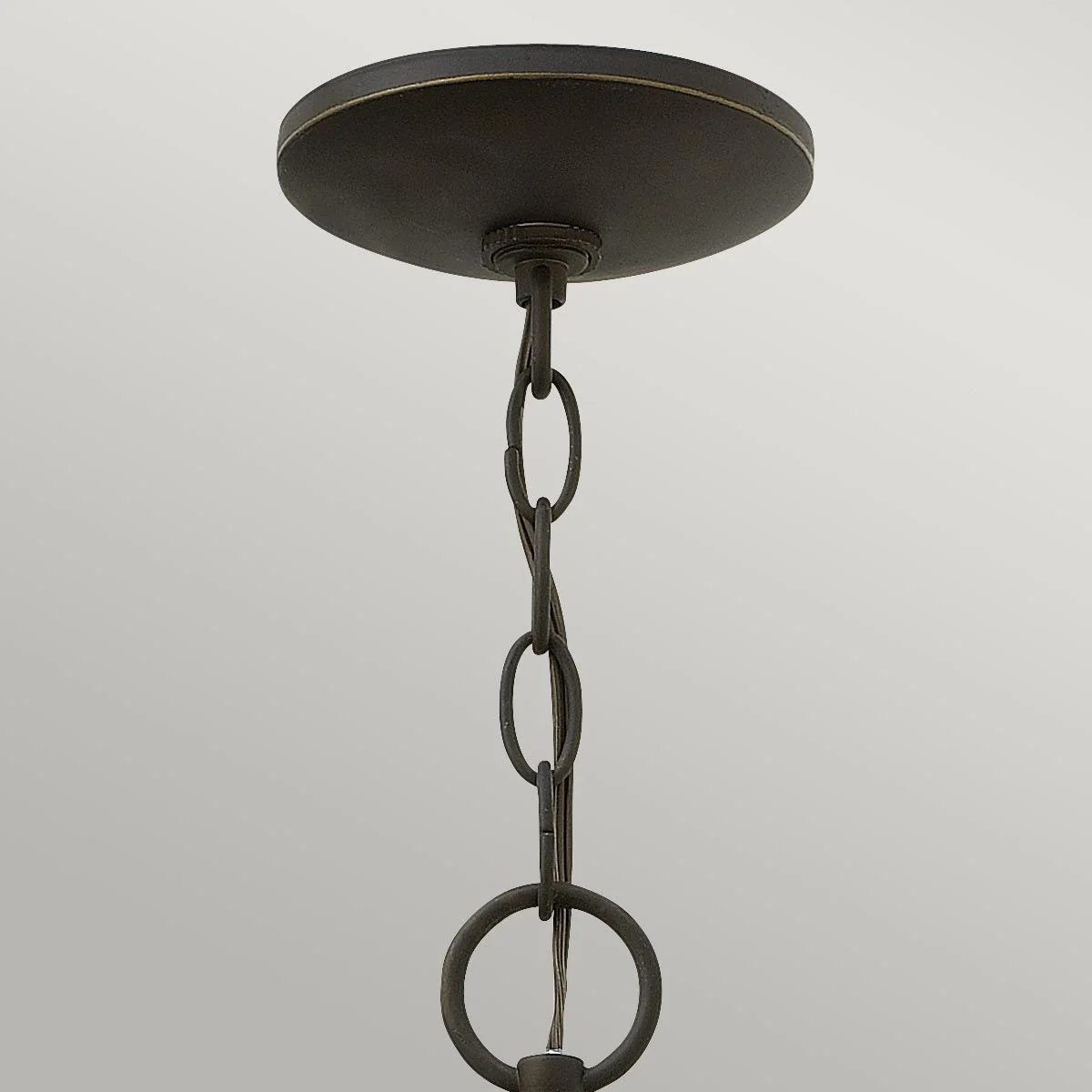 Quincy 1 Light Medium Chain Lantern - Oil Rubbed Bronze IP23 E27 - Image 2