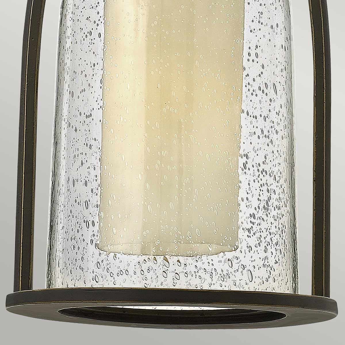 Quincy 1 Light Medium Chain Lantern - Oil Rubbed Bronze IP23 E27 - Image 4