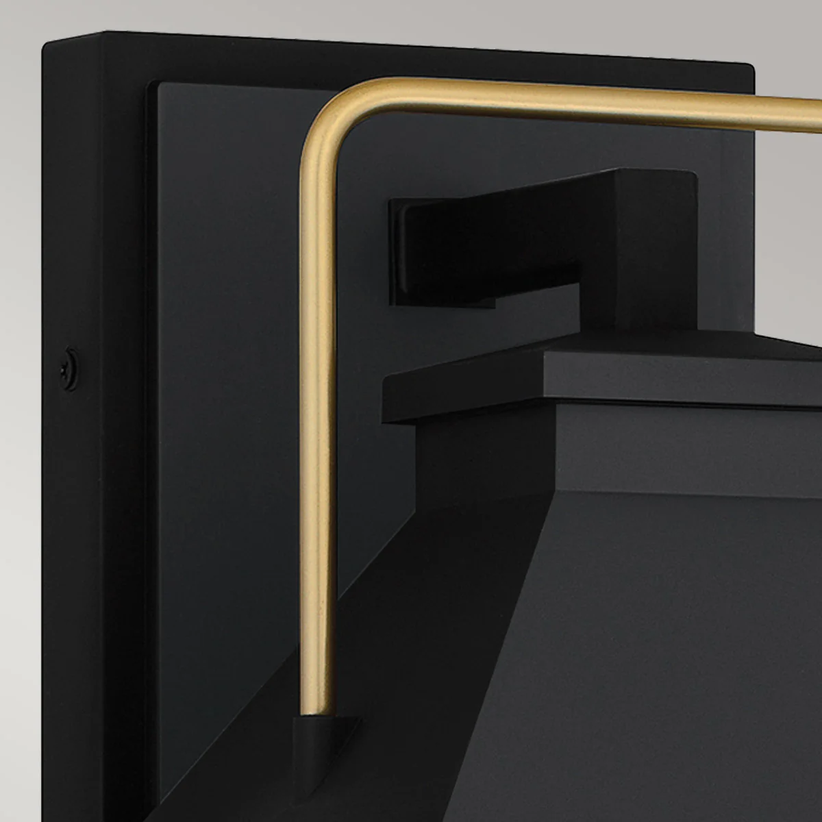 Quoizel Buckley Coastal 1 lt Outdoor Wall Lantern - Matt Black &amp; Brass Accent  IP44 E27 - Image 17