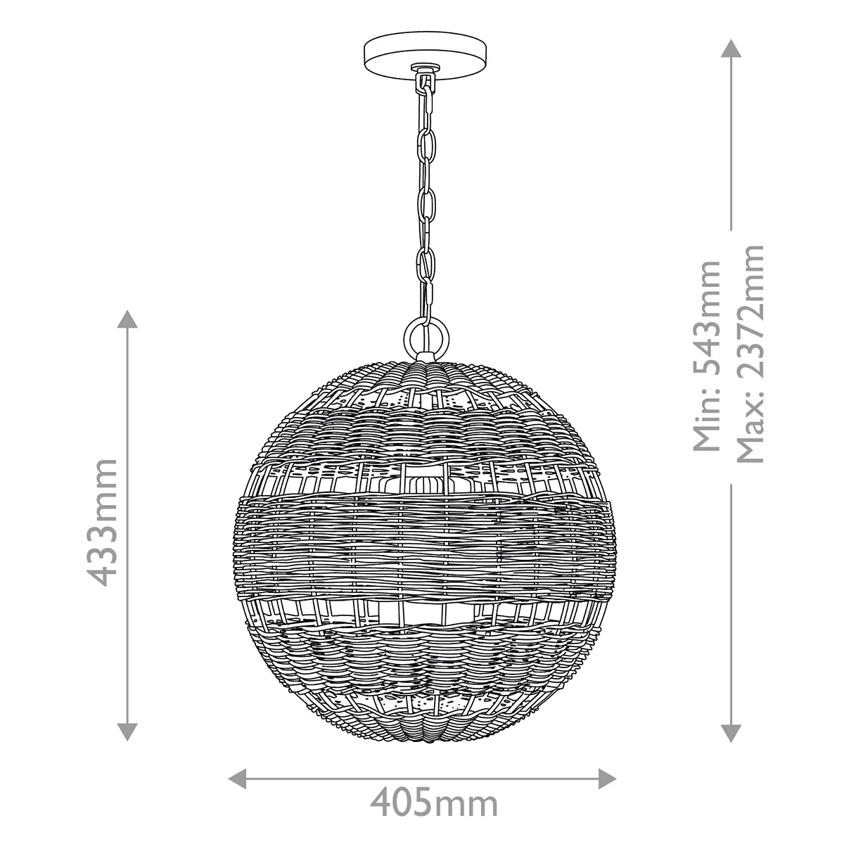 Quoizel Lindendale 1 lt Pendant - IP44 - Image 12