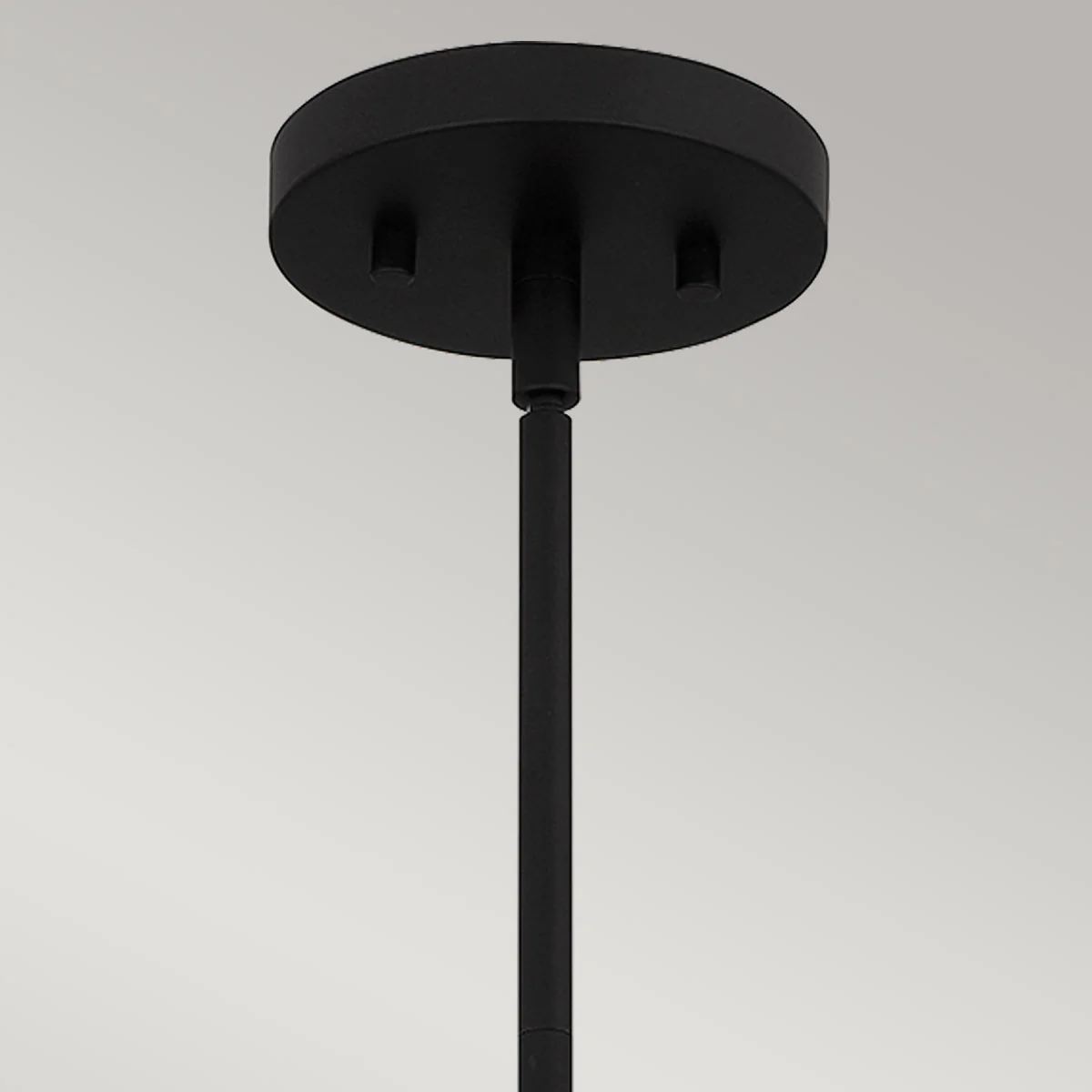 Quoizel Royer 1 lt Pendant - Matte Black with natural rope detail and clear mottled blown glass shade E27 - Image 7