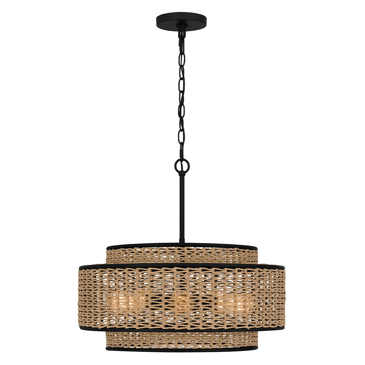 Quoizel Teton 5lt Pendant - Matte Black - Image 4
