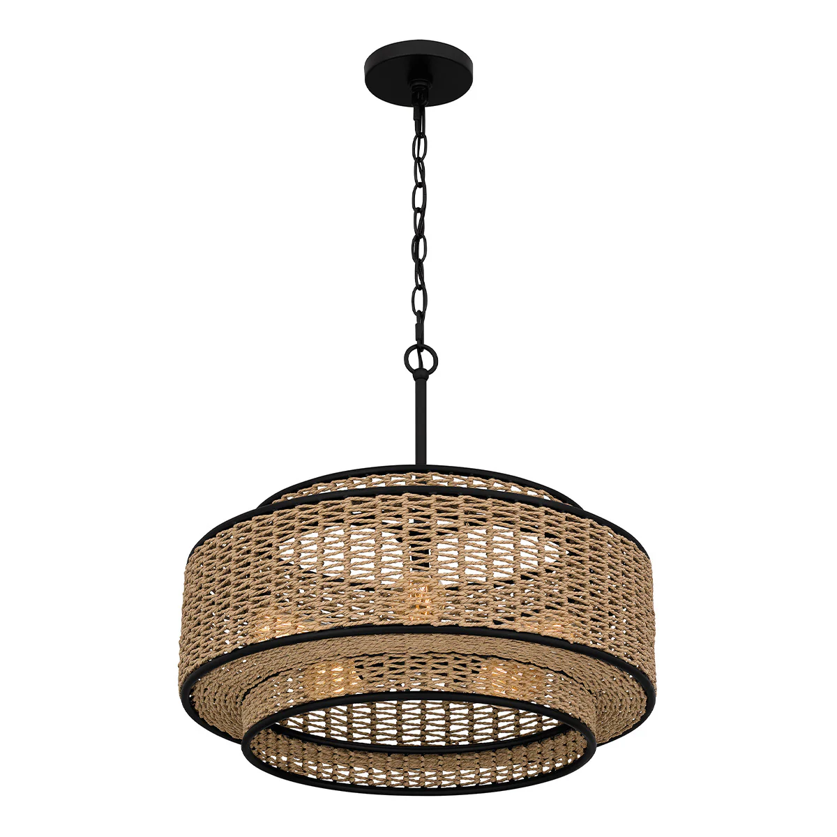 Quoizel Teton 5lt Pendant - Matte Black - Image 5