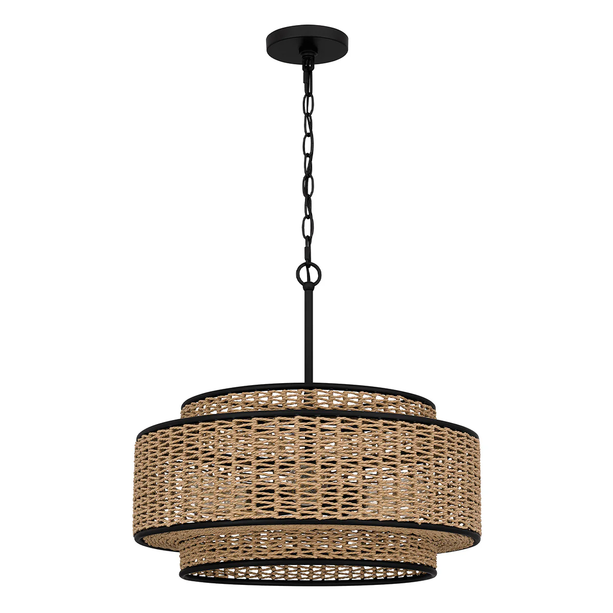 Quoizel Teton 5lt Pendant - Matte Black - Image 6