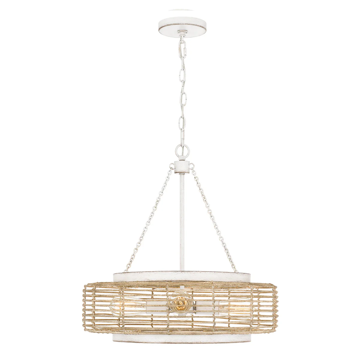 Quoizel Waylon 4lt Pendant - Antique White - Image 3