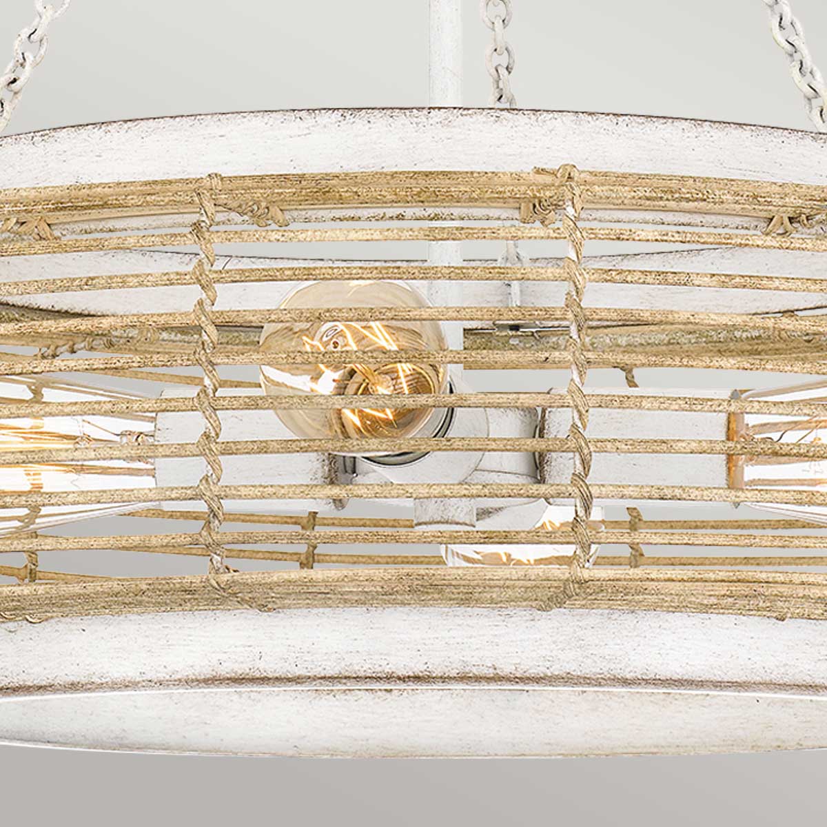Quoizel Waylon 4lt Pendant - Antique White - Image 8
