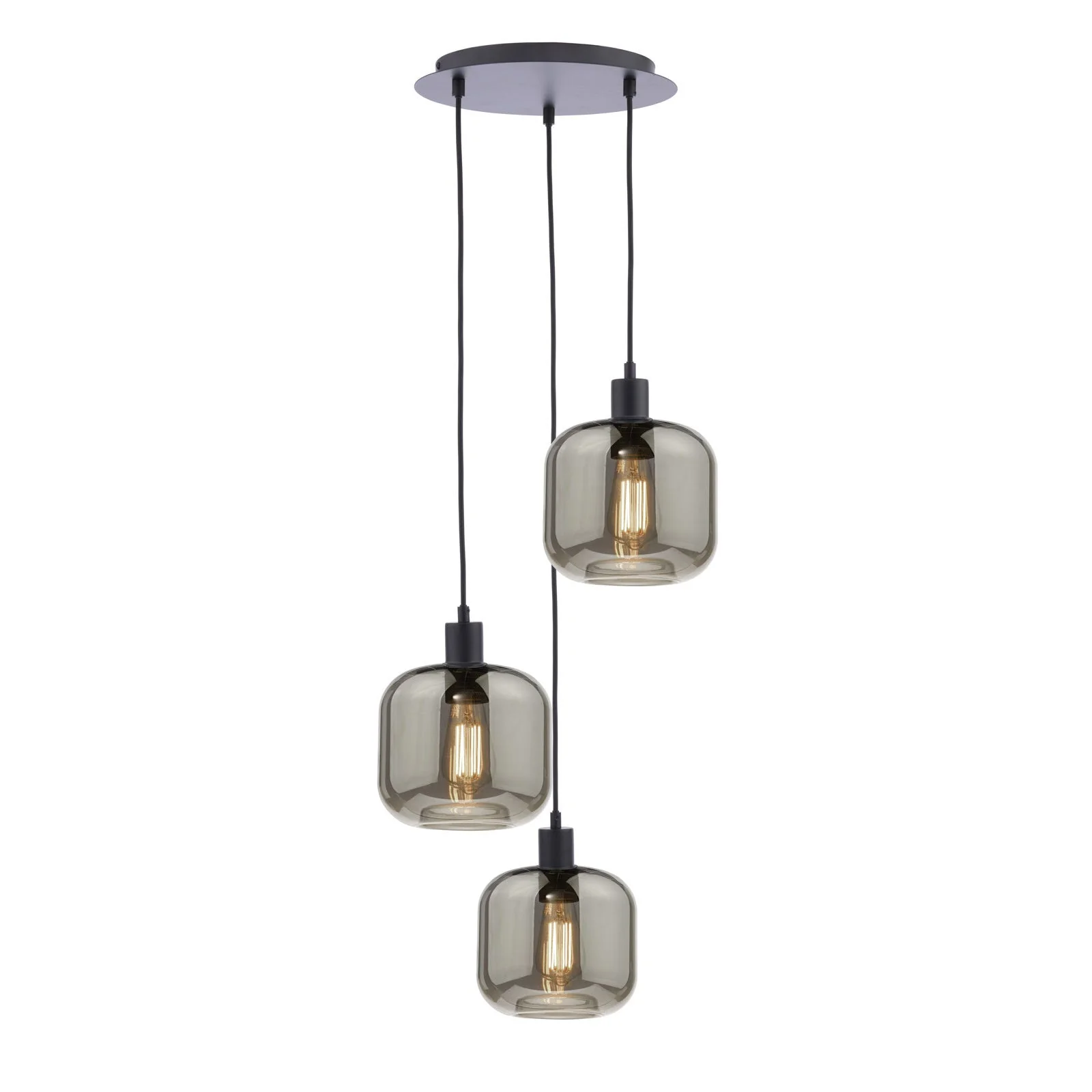 Racimo 3 Light Cluster Pendant In Various Finishes E27 - Image 10