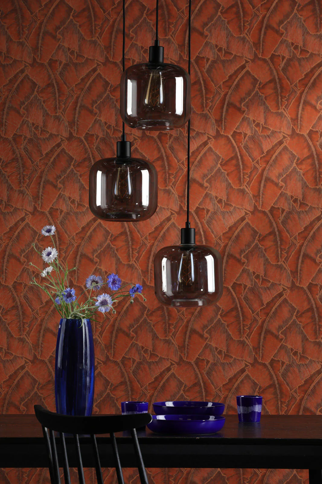 Racimo 3 Light Cluster Pendant In Various Finishes E27 - Image 12