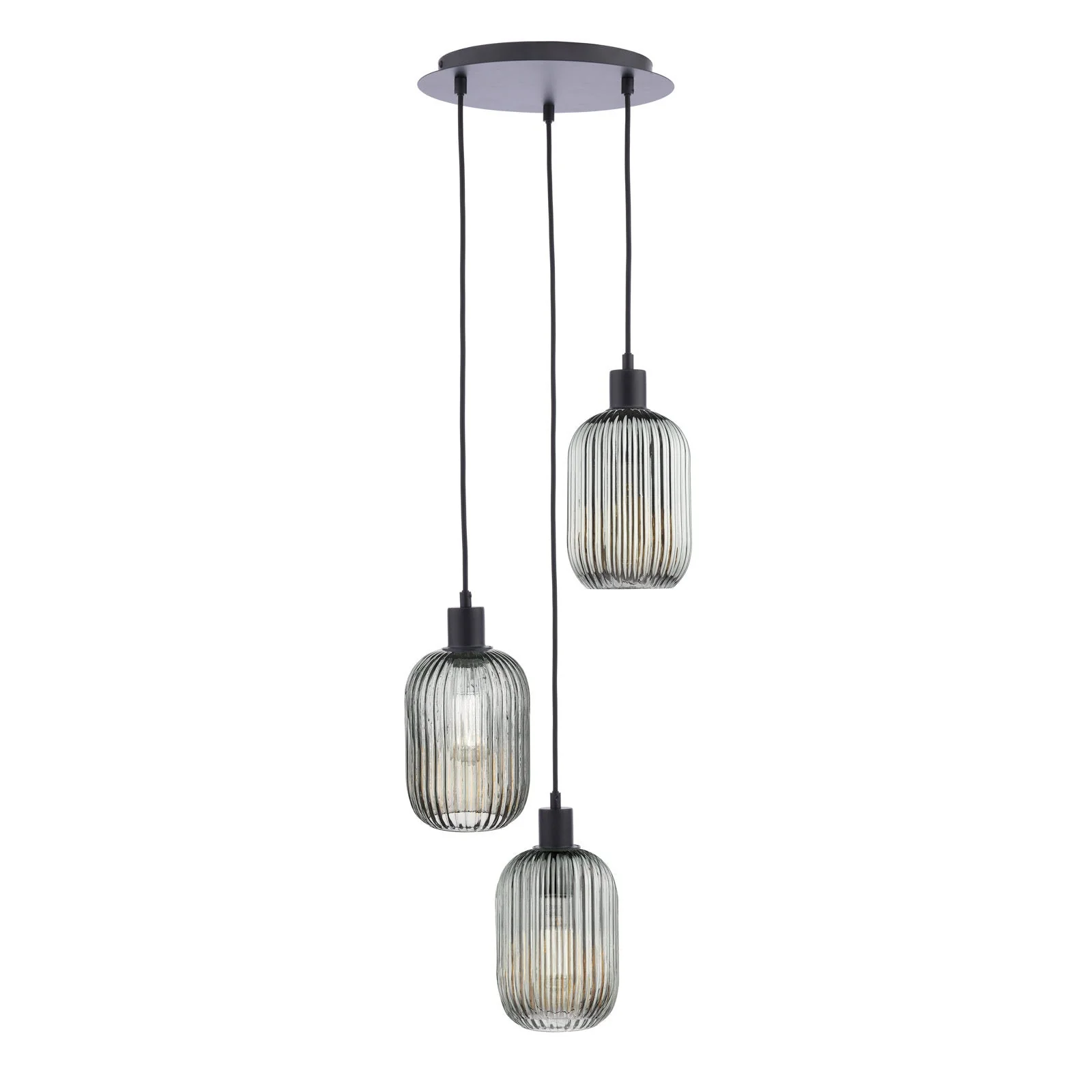 Racimo 3 Light Cluster Pendant In Various Finishes E27 - Image 4