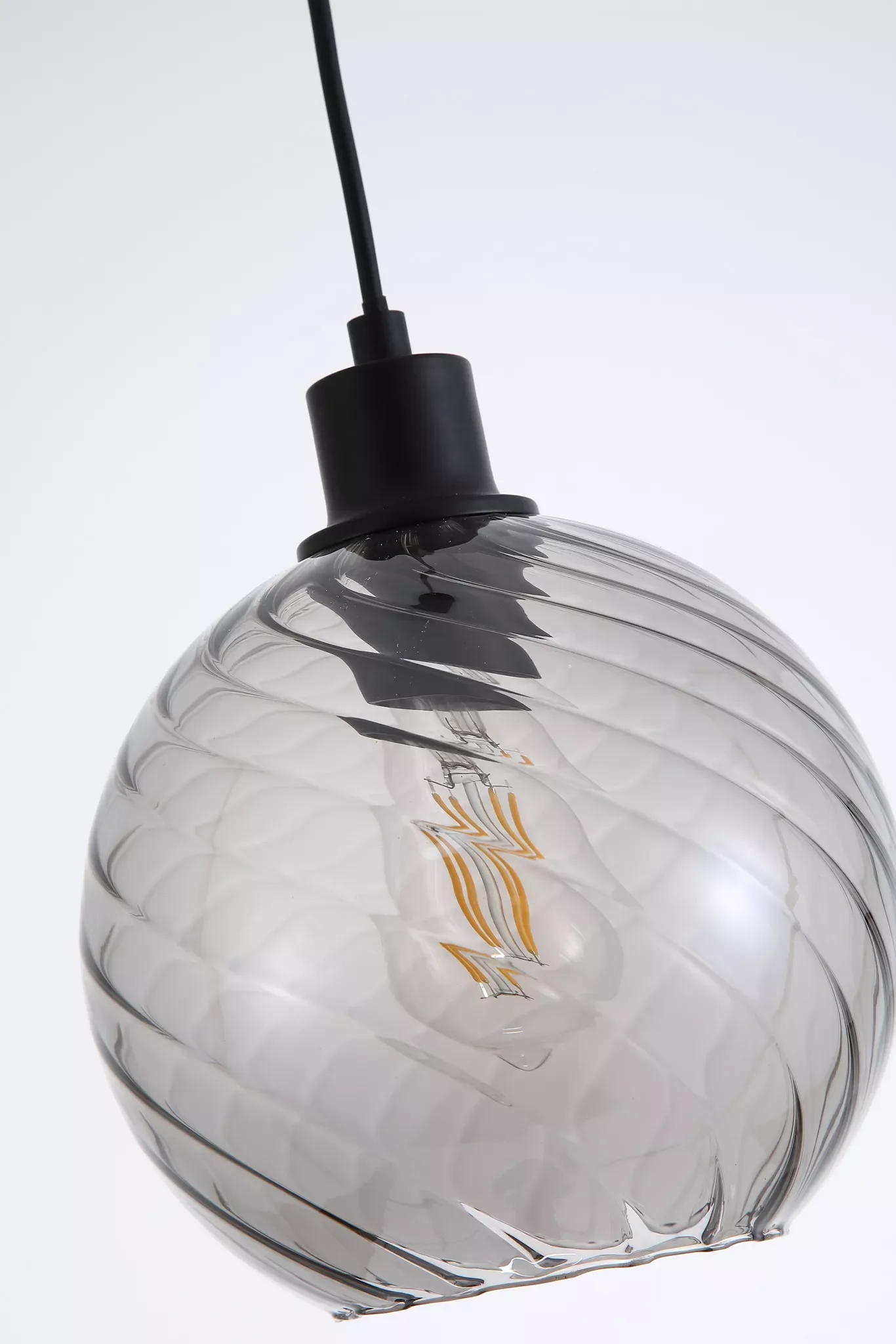 Radiance 1Lt Pendant, Black/ Gold Finishes - Image 3
