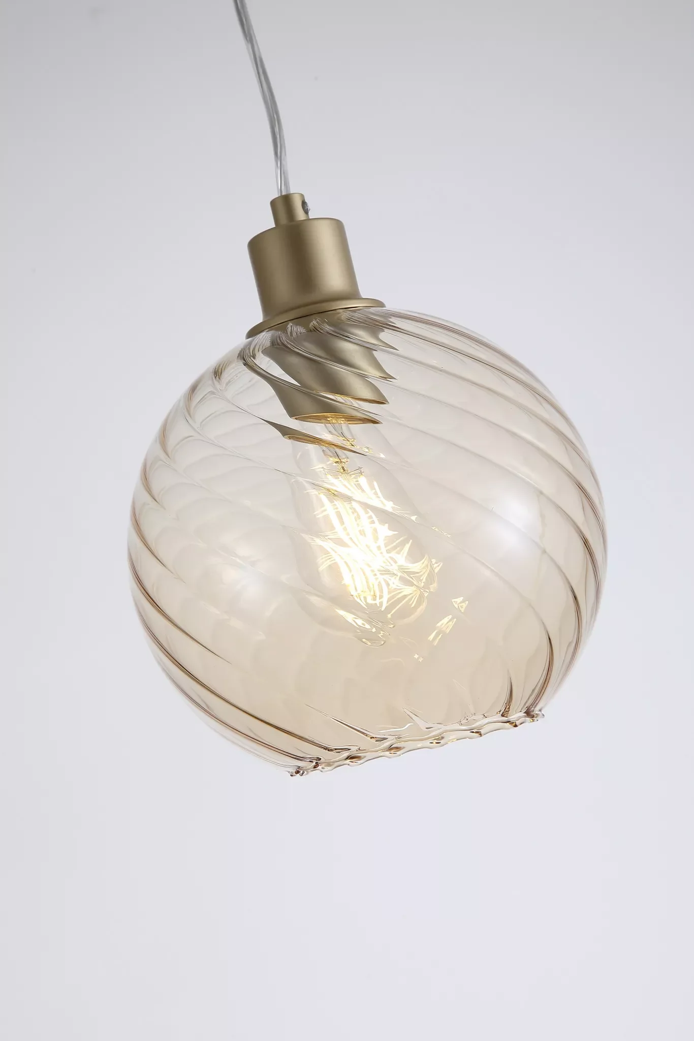 Radiance 1Lt Pendant, Black/ Gold Finishes - Image 6
