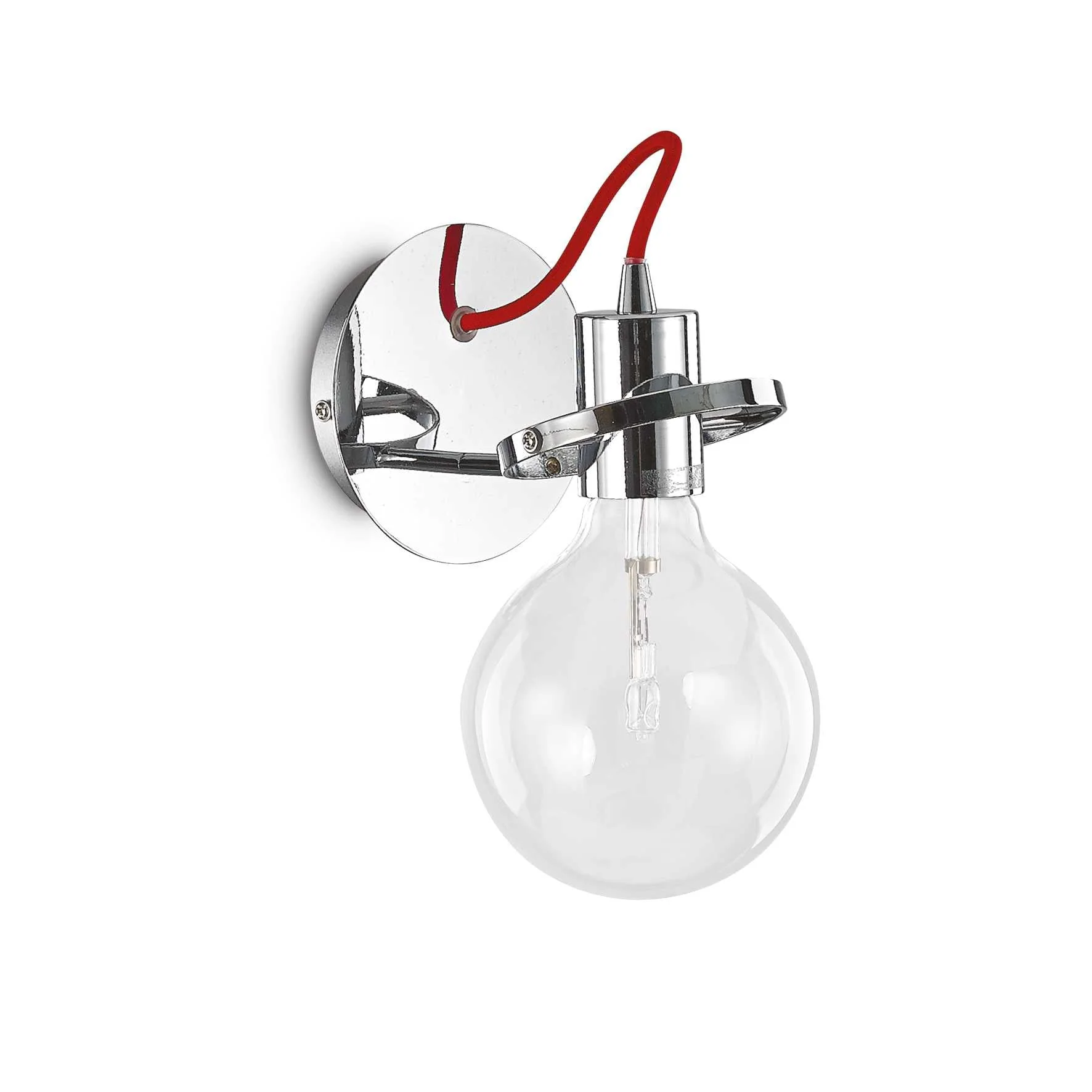 Radio wall light -White/Chrome/Black Finish - Image 2