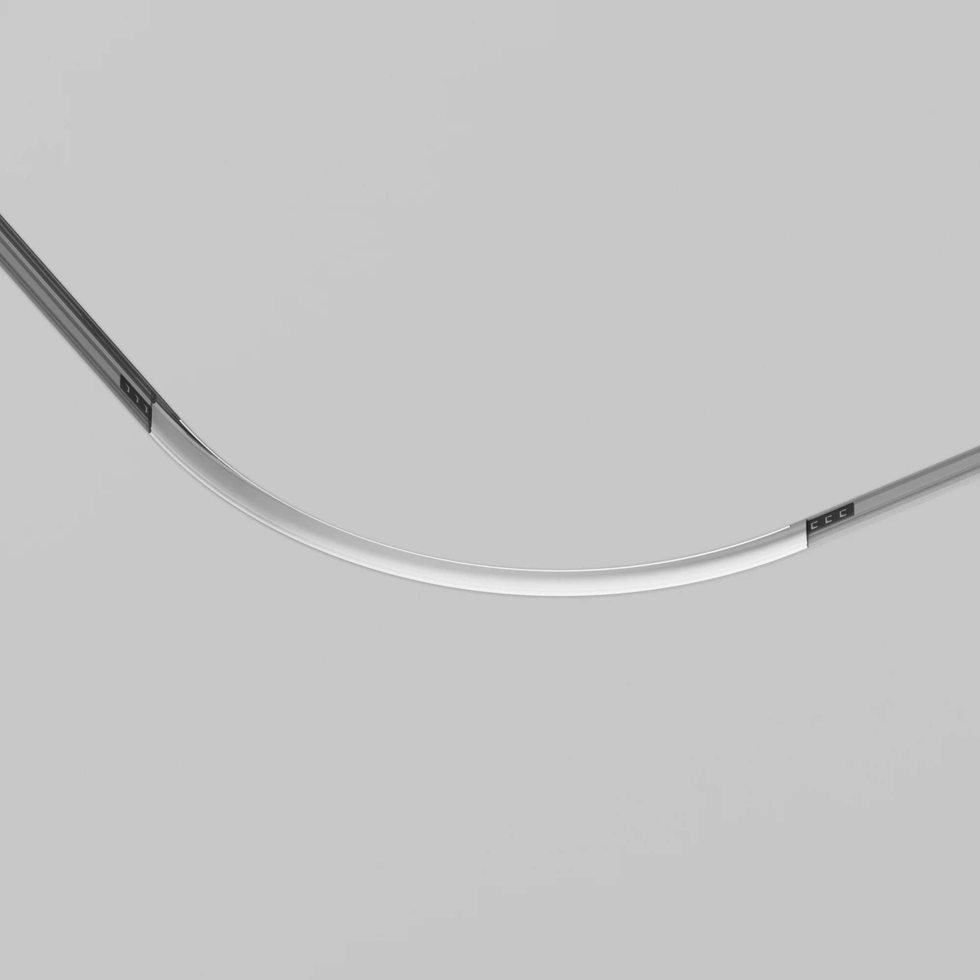 Radius connector R300 Exility recessed mounting track for plasterboard 12,5 mm, - Image 12