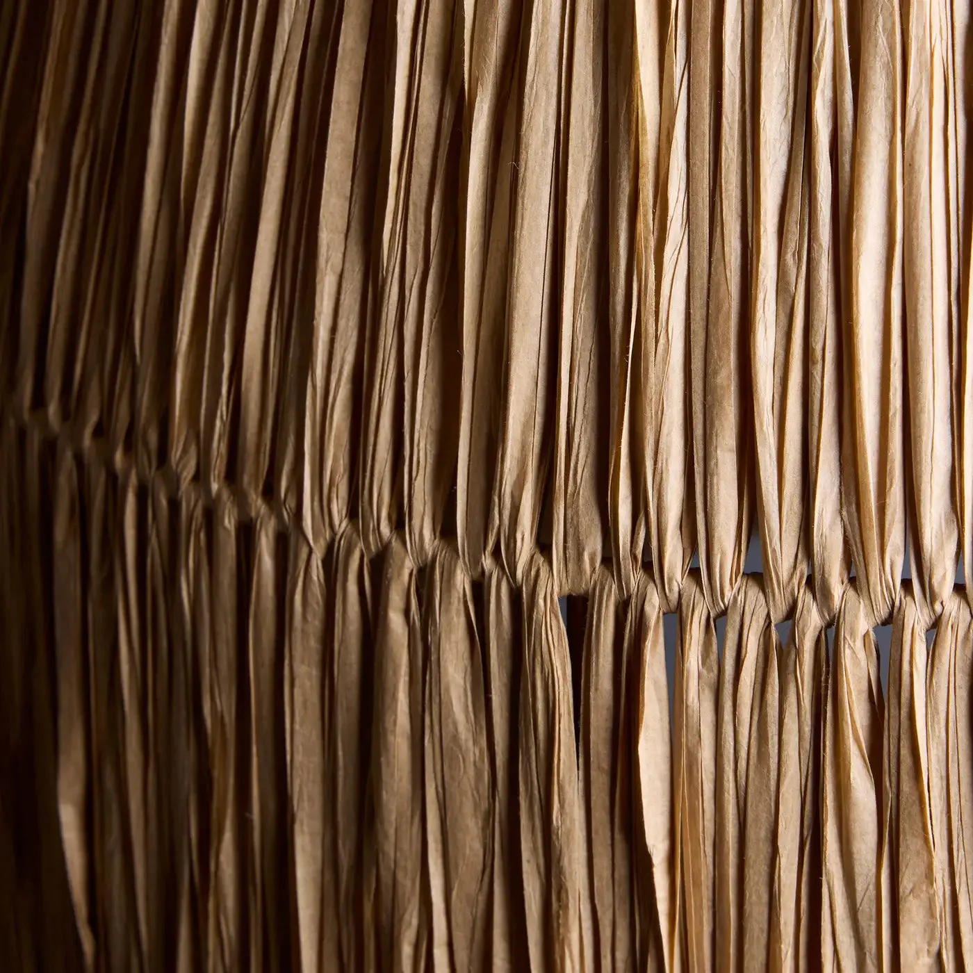 Raffia Ceiling Pendant Light -Bell  Natural - Image 3