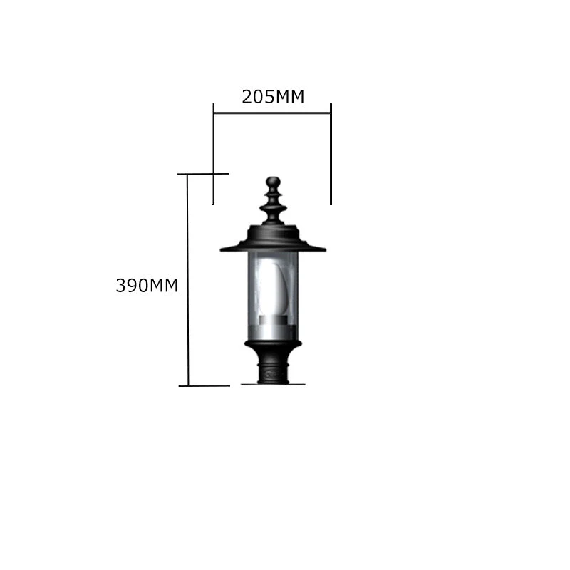 Raglan 1Lt Pier Light - Cast Iron - Image 6