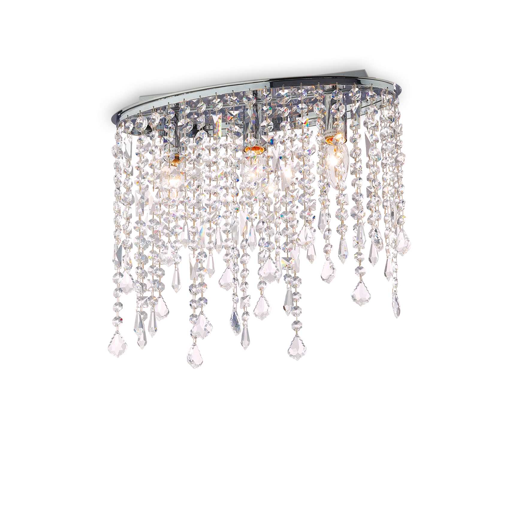 Rain Flush Light - Crystal Finish