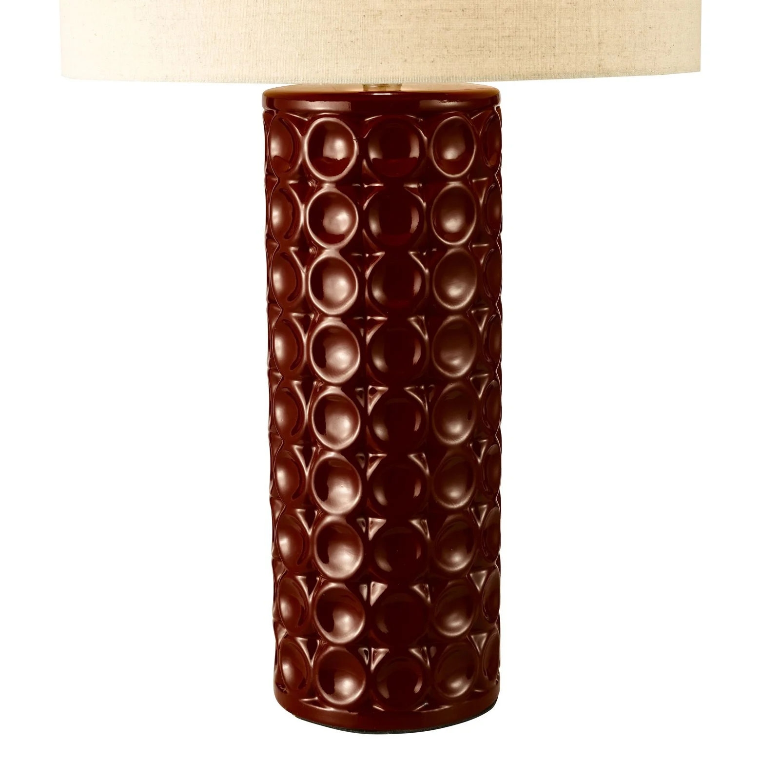 Raja Table Lamp- Red and Antique Bronze With Shade - Image 4