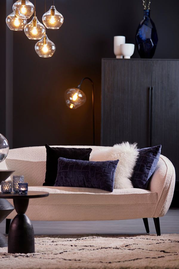 Rakel Floor Lamp - Matt Black & Smoked/Antique Bronze & Smoked Finish - Image 4
