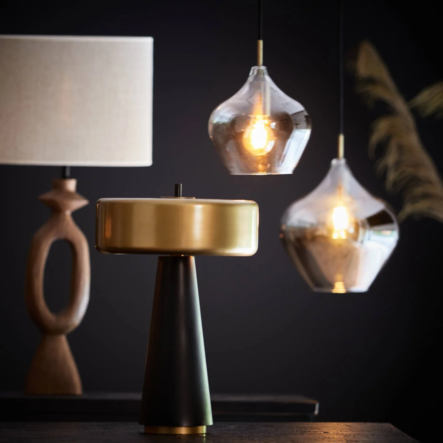 Rakel Hanging Lamp Antique Bronze Finish - Image 5