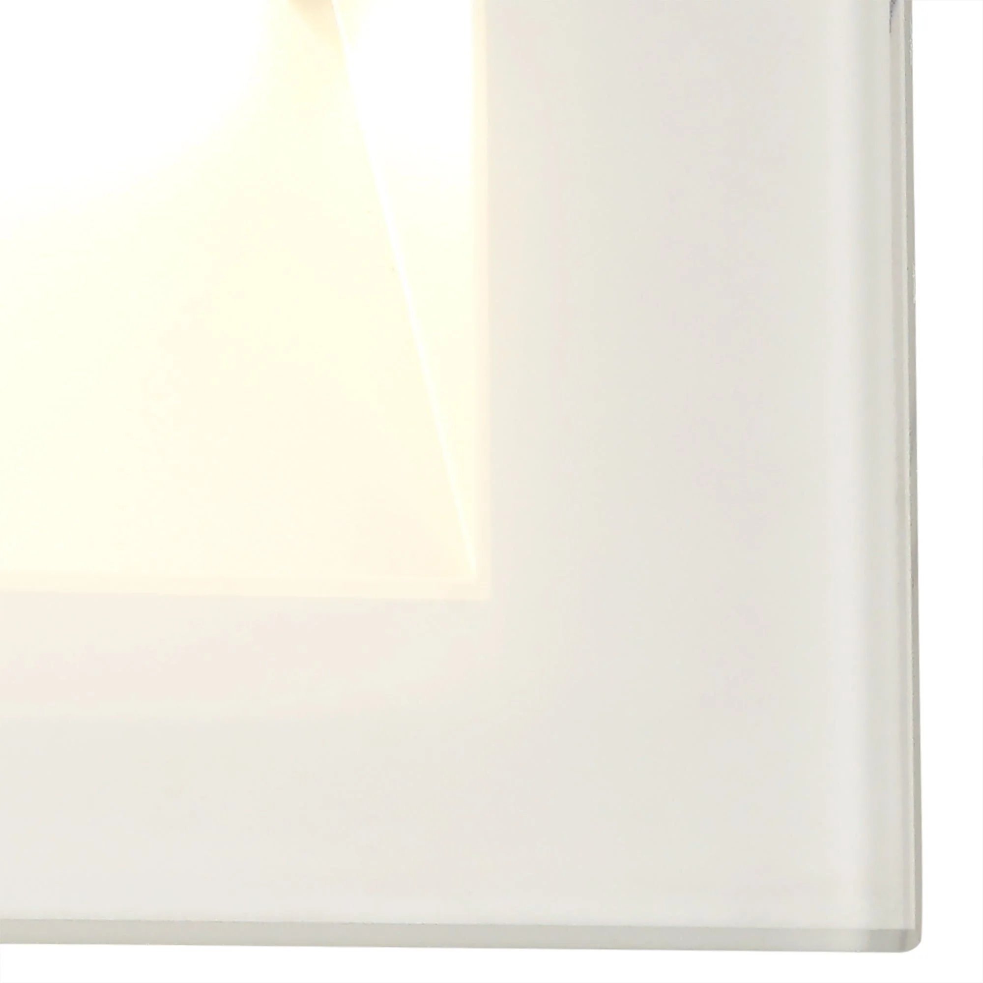 Ranch Recessed Rectangle Glass Fronted Wall Lamp, 1 x 3.3W LED, 3000K, 145lm, IP65, Black, 3yrs Warranty - Image 4