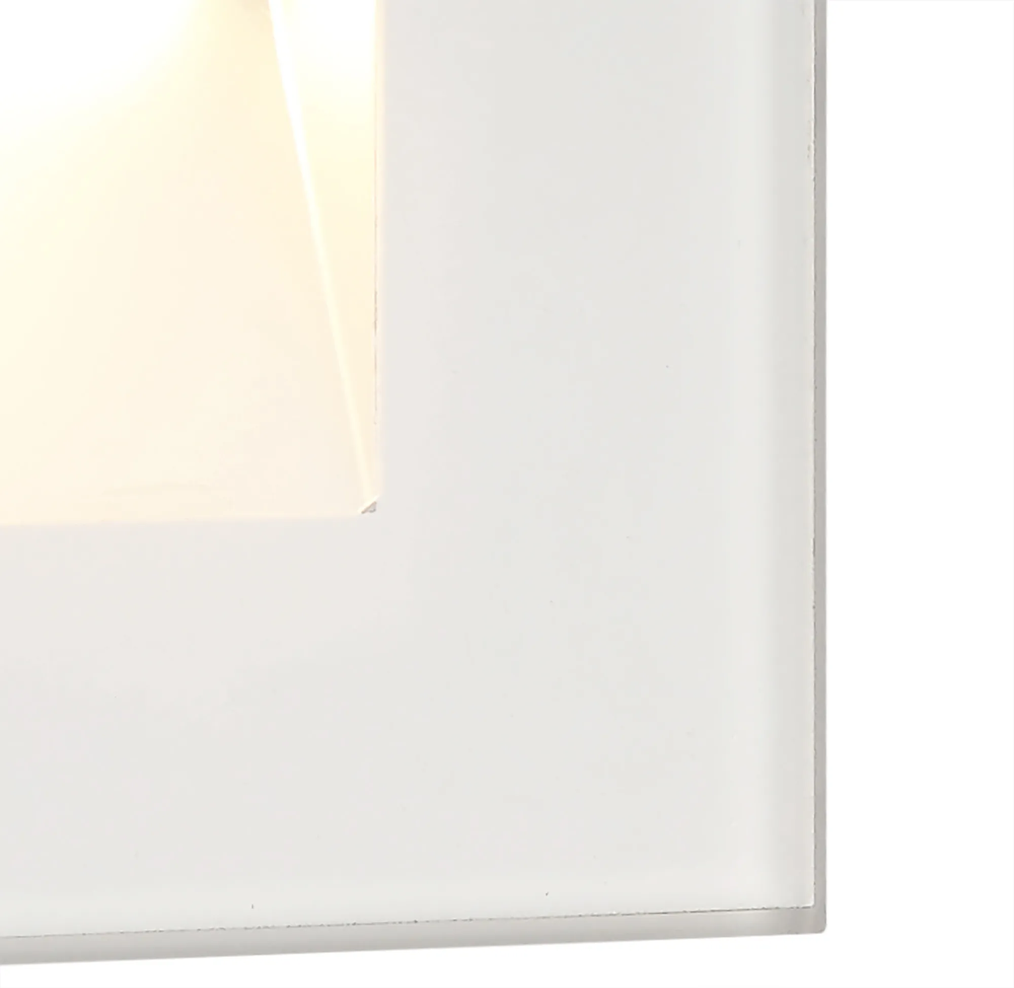 Ranch 2W Recessed Square Glass Fronted Wall Lamp - Image 3