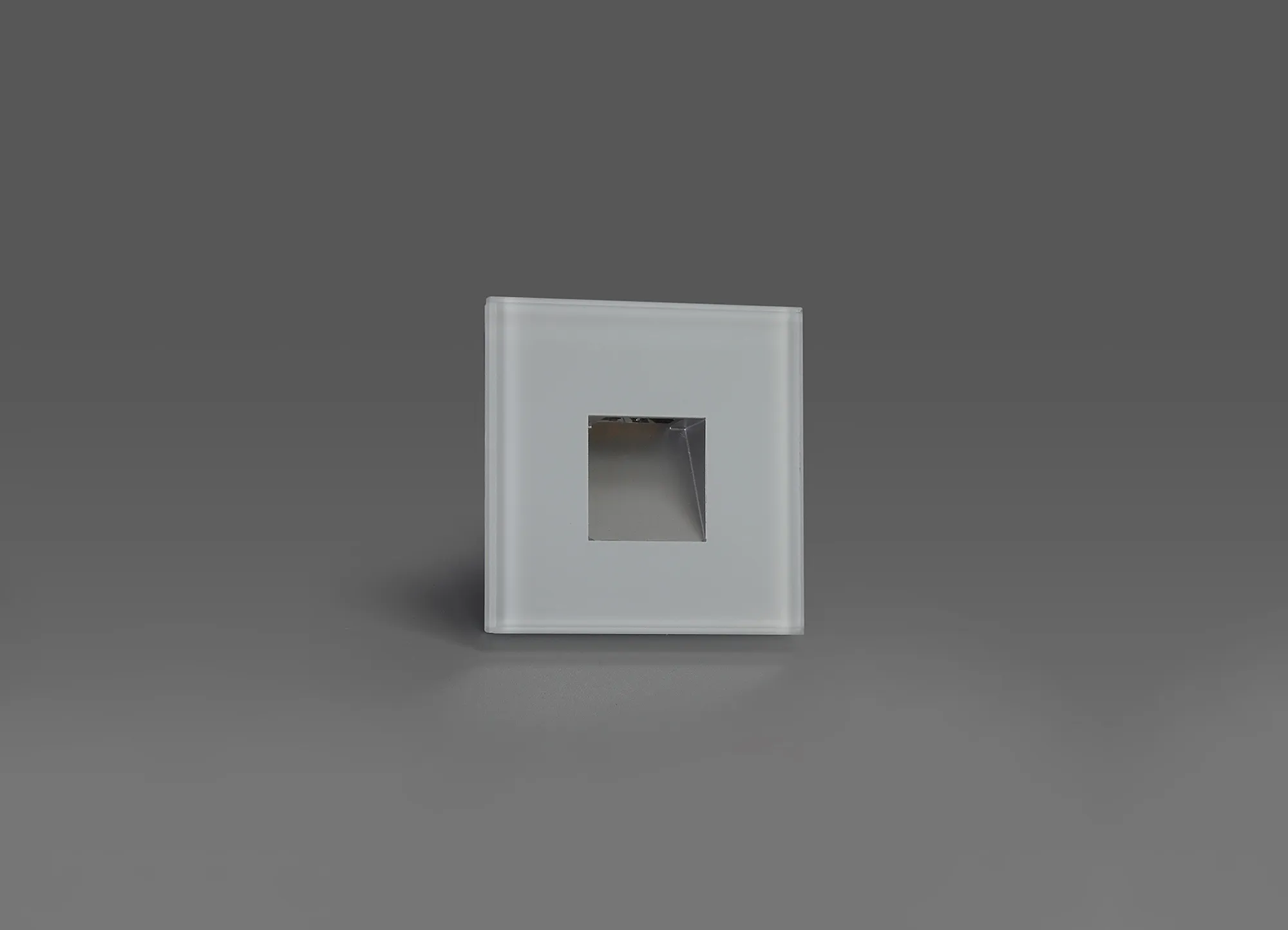 Ranch 2W Recessed Square Glass Fronted Wall Lamp - Image 5
