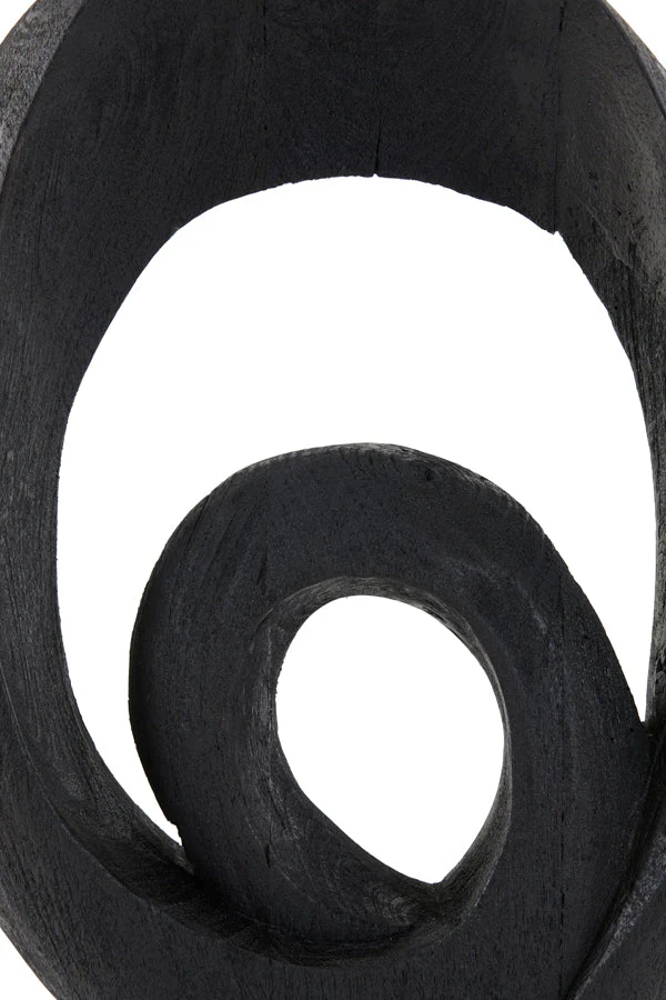 Randa Small/Large Ornament - Matt Black  Finish - Image 3