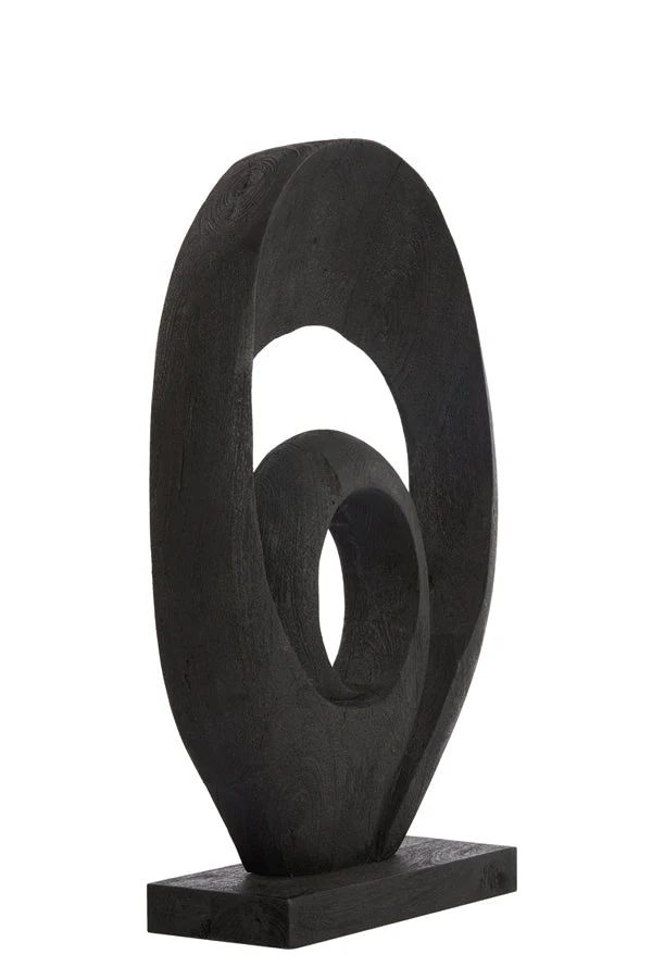 Randa Small/Large Ornament - Matt Black  Finish - Image 5