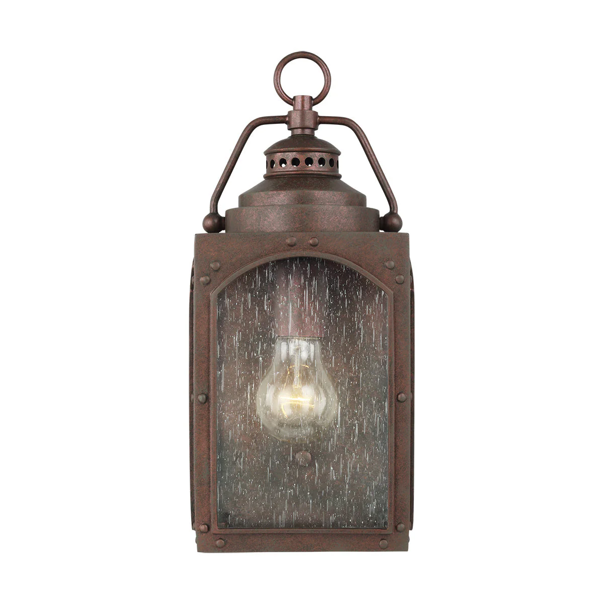 Randhurst Small/Medium/Large Wall Lantern - Copper Oxide Finish - Image 2