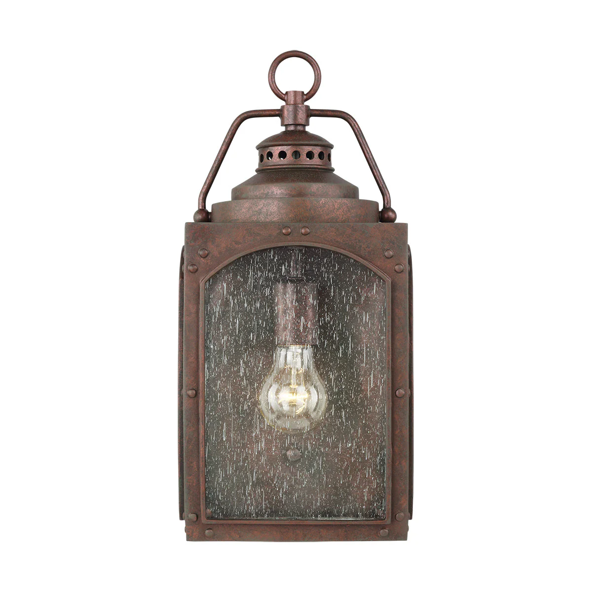 Randhurst Small/Medium/Large Wall Lantern - Copper Oxide Finish - Image 4