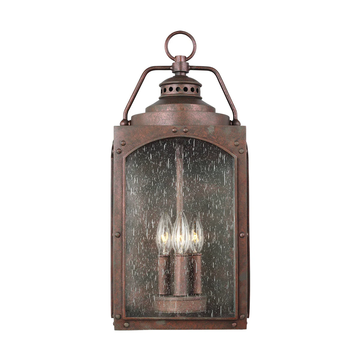 Randhurst Small/Medium/Large Wall Lantern - Copper Oxide Finish - Image 6