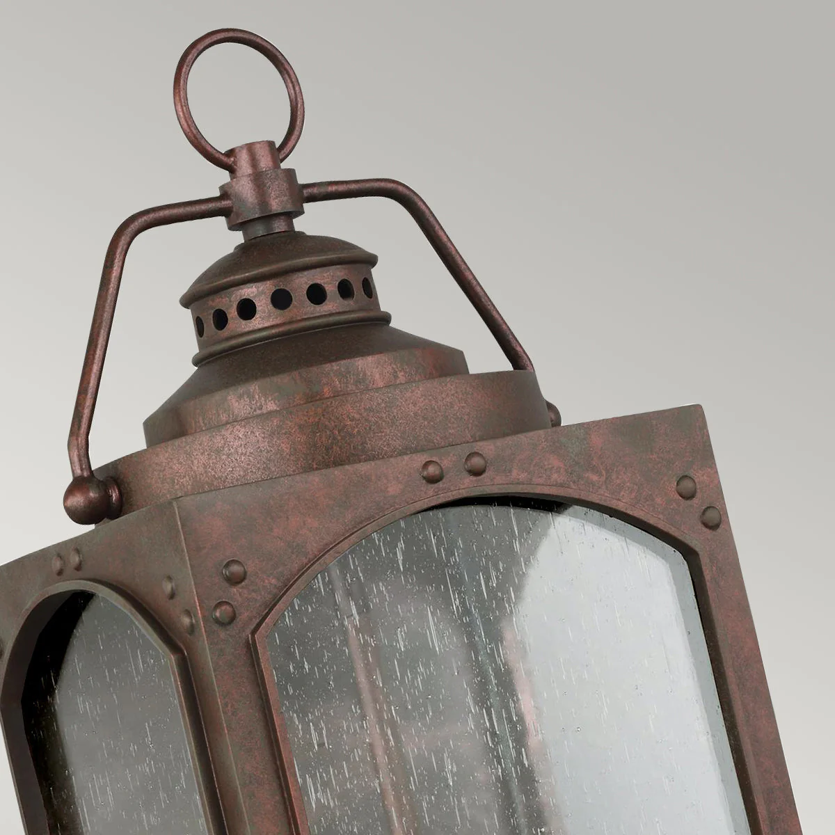 Randhurst Small/Medium/Large Wall Lantern - Copper Oxide Finish - Image 7
