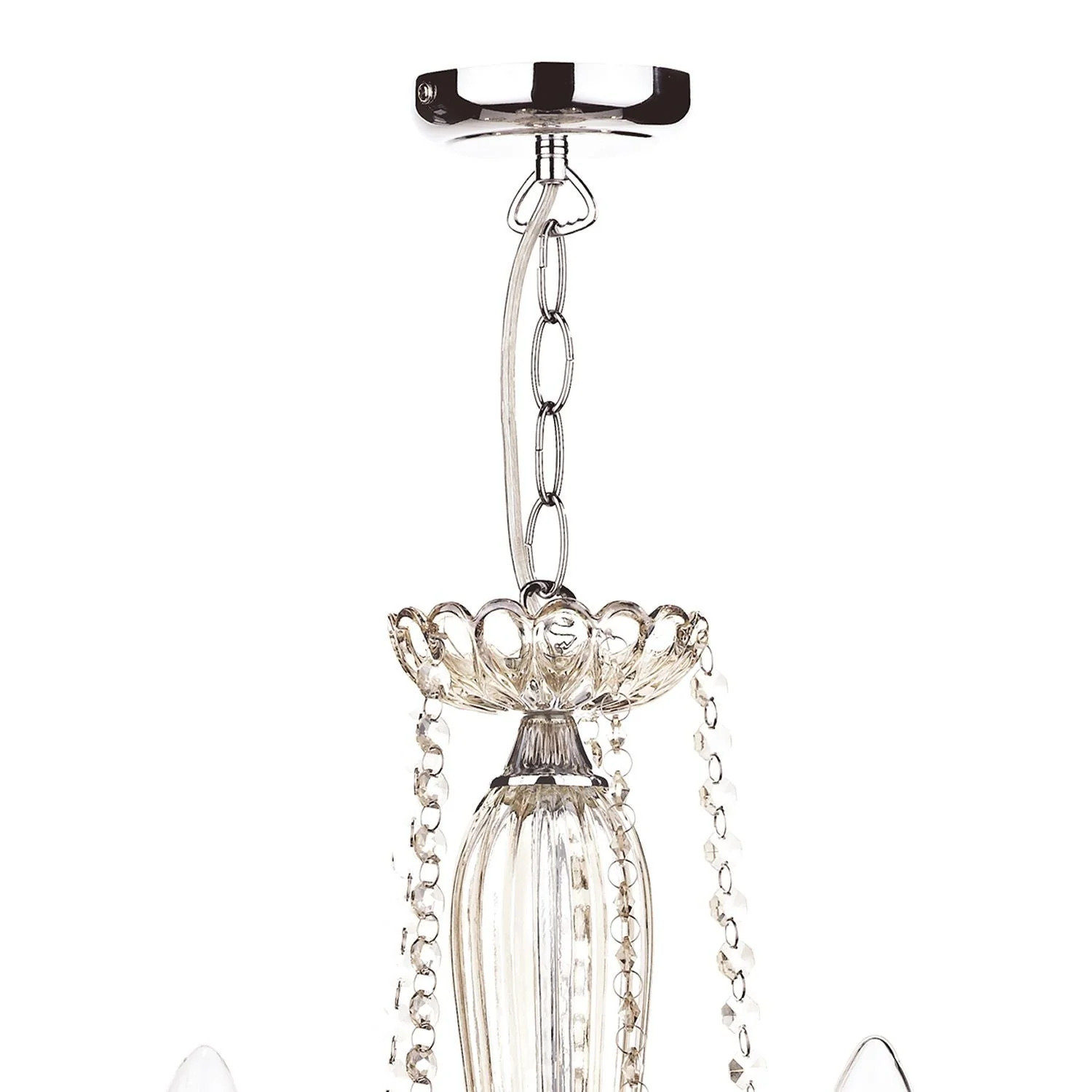 Raphael 5Lt Chandelier Champagne Crystal - Image 2
