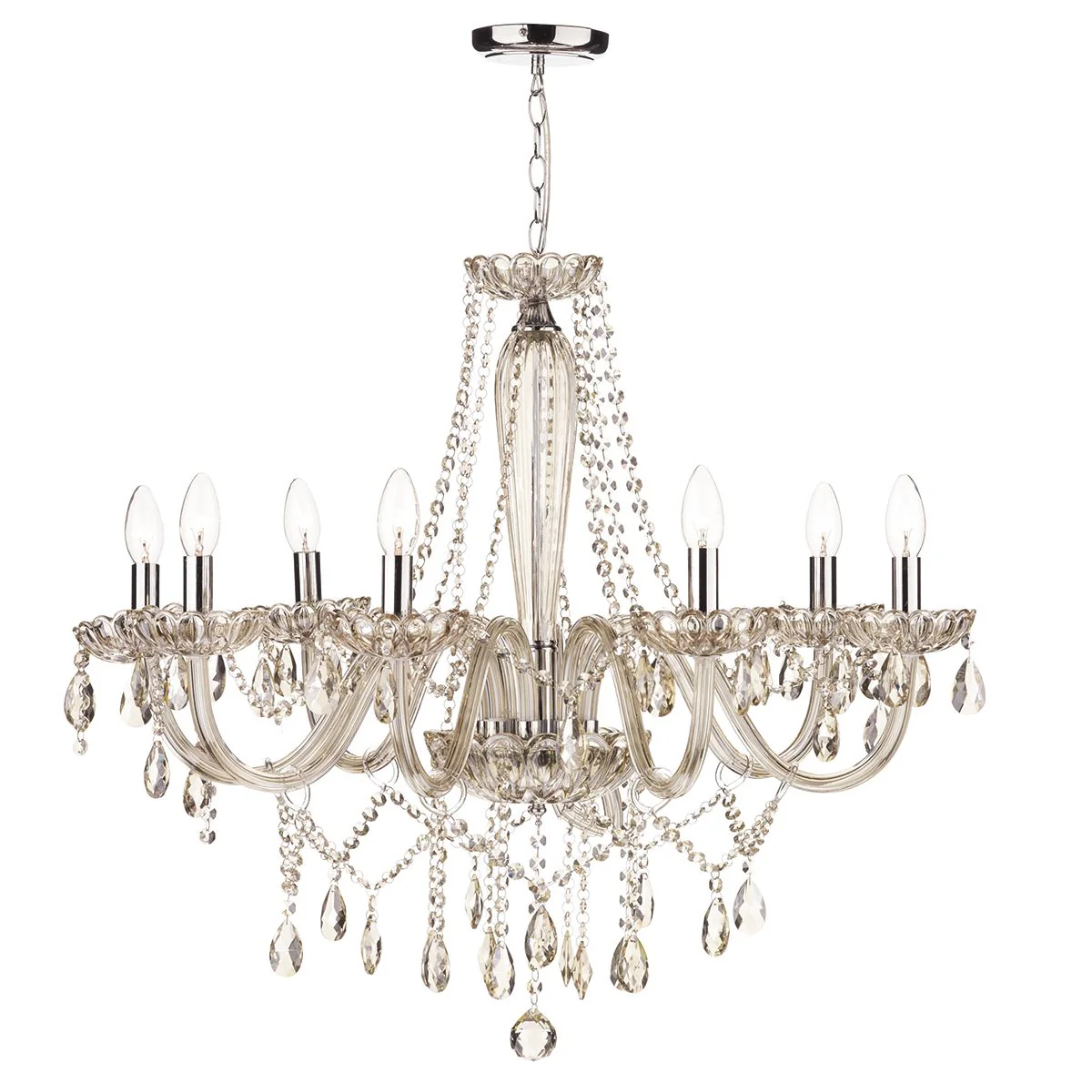 Raphael 5Lt Chandelier Champagne Crystal - Image 3