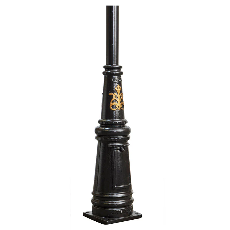 Ravenswood 1Lt Teardrop Lamp Post - Cast Iron - Image 3