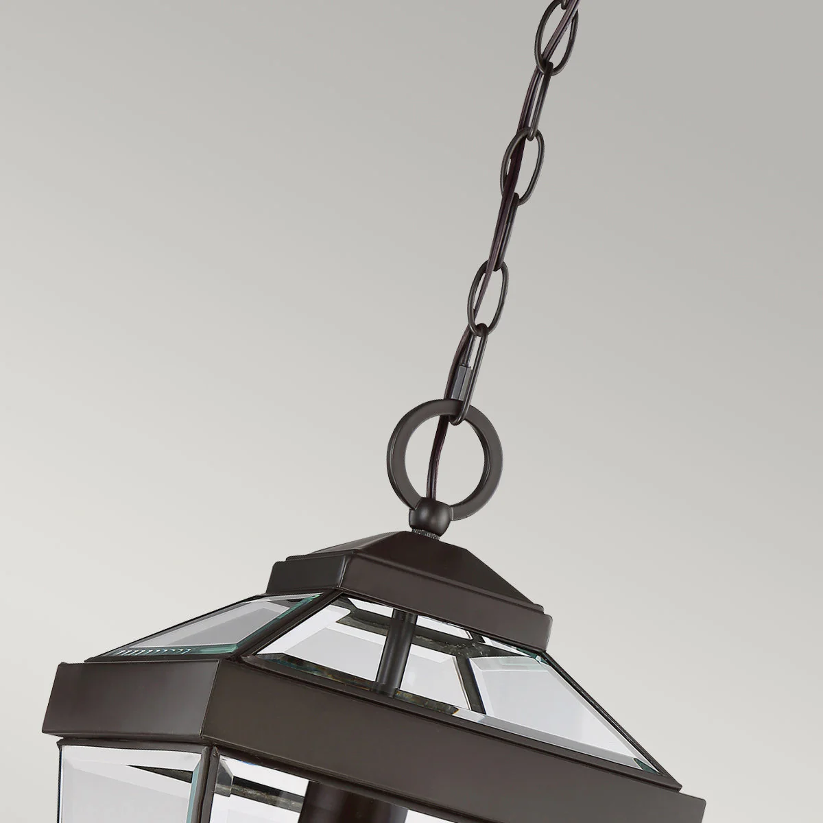 Ravine Medium/Large Chain Lantern – Western Bronze Finish - Image 2