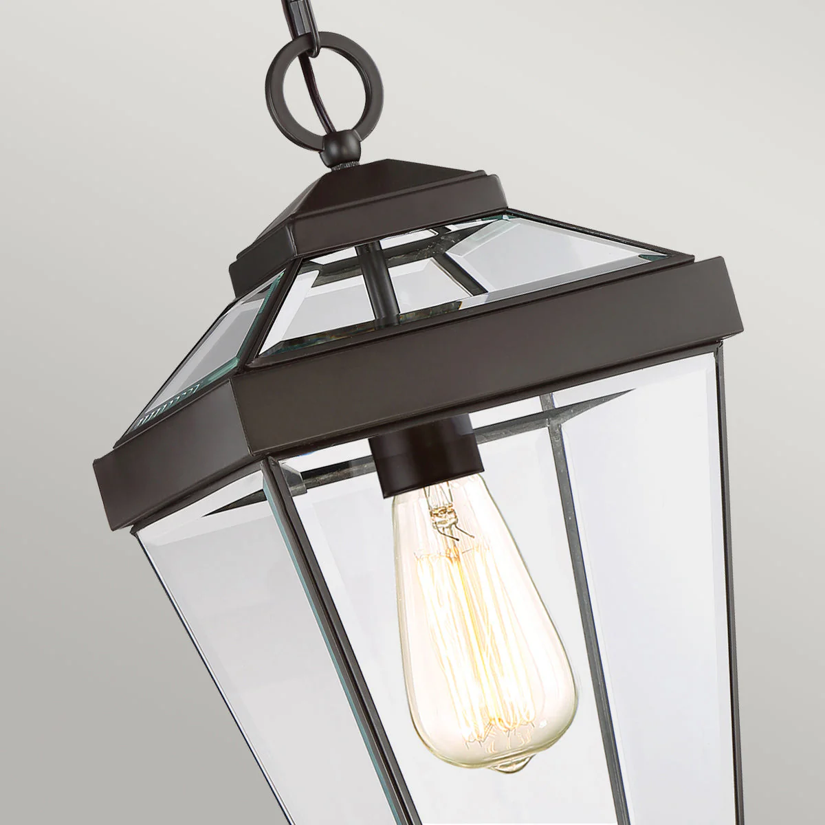 Ravine Medium/Large Chain Lantern – Western Bronze Finish - Image 3