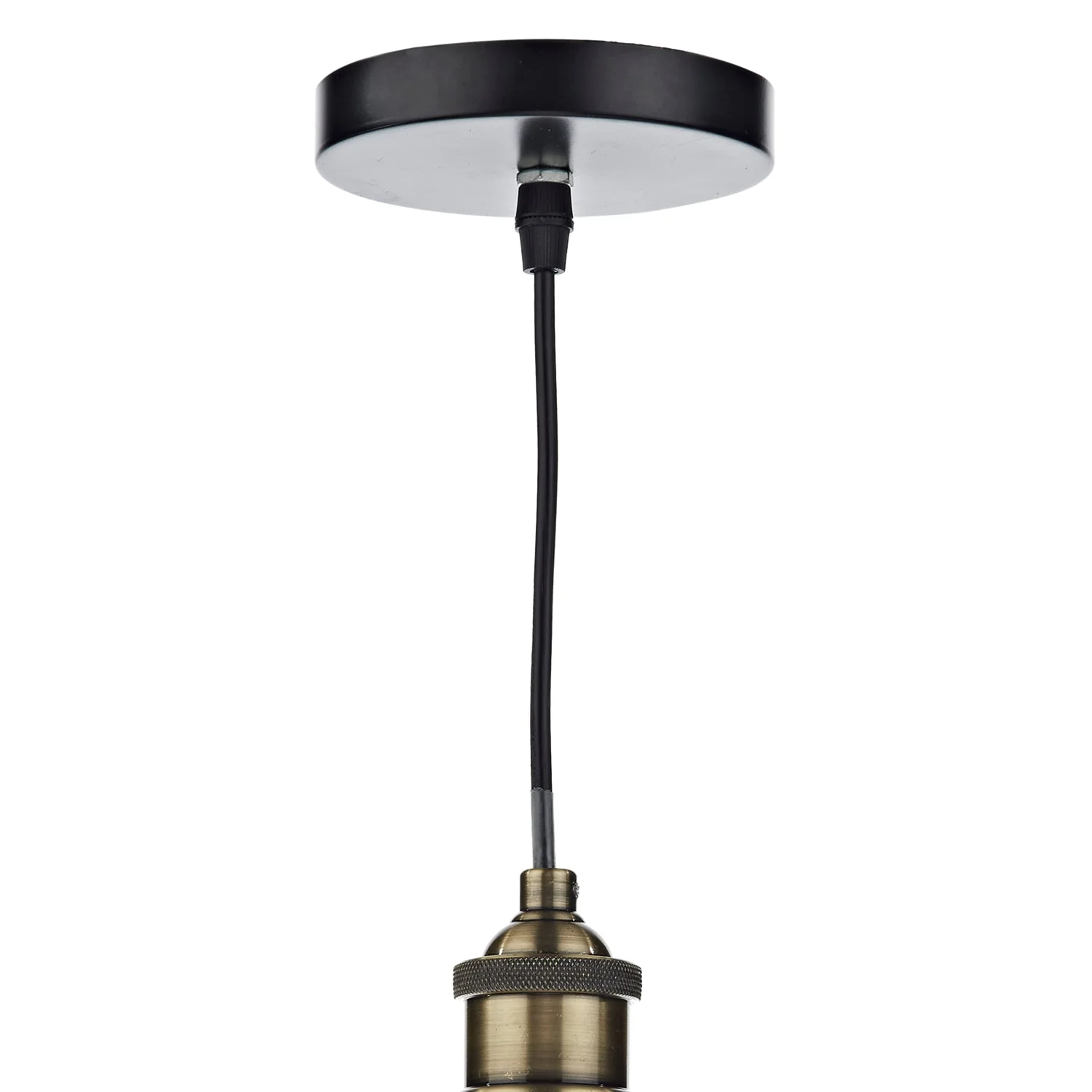Ray 1 Light Pendant - Antique Brass/Antique Nickel Finish - Image 9