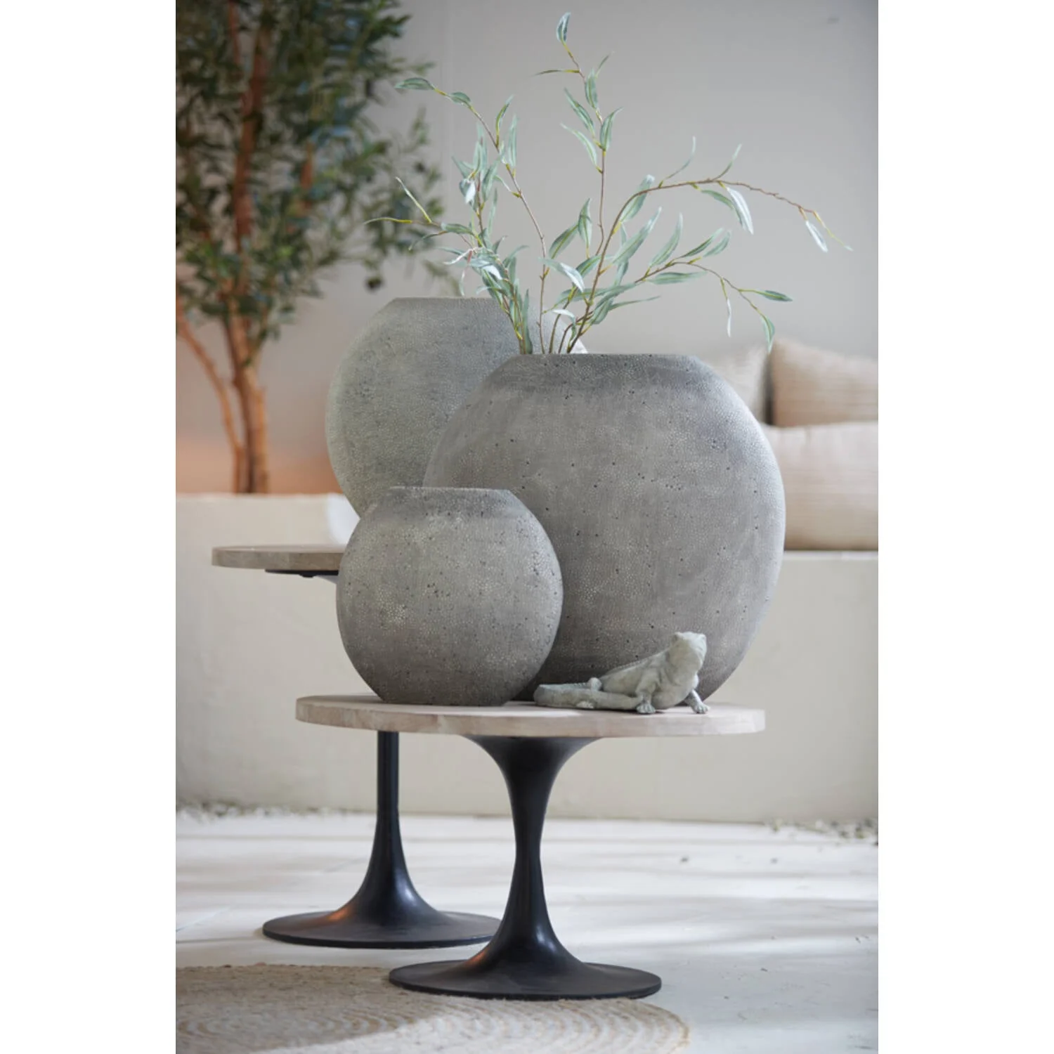 Rayskin Vase deco Grey - Finish - Image 4