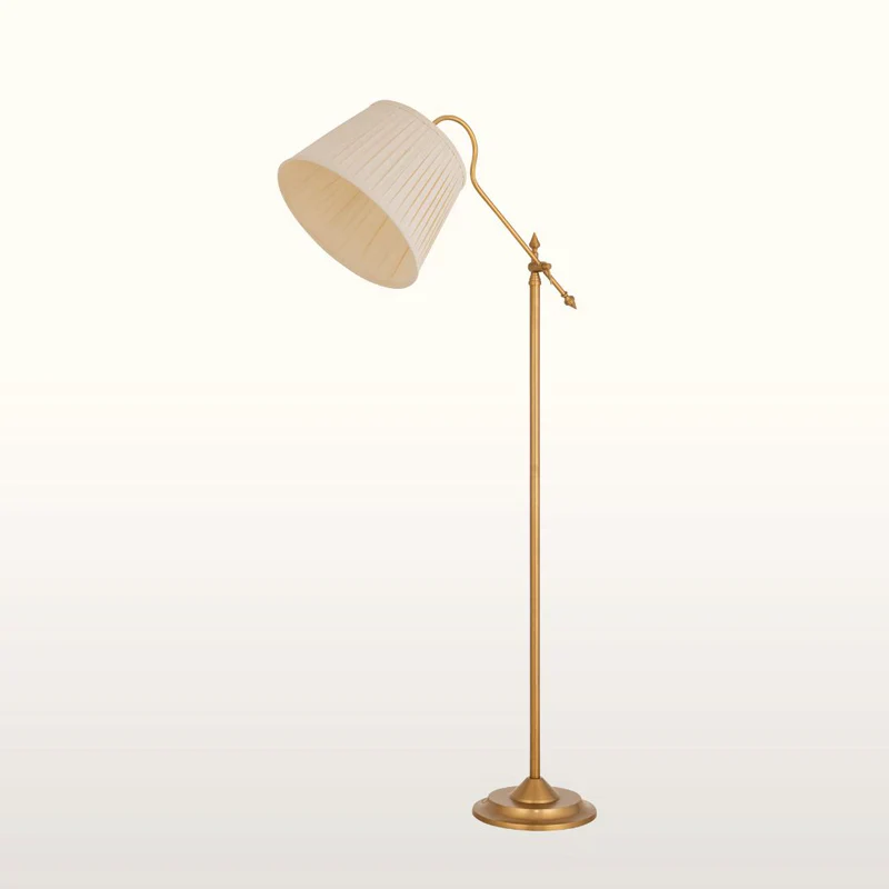 Birne Reading Floor Lamp- Brass Finish - Image 6