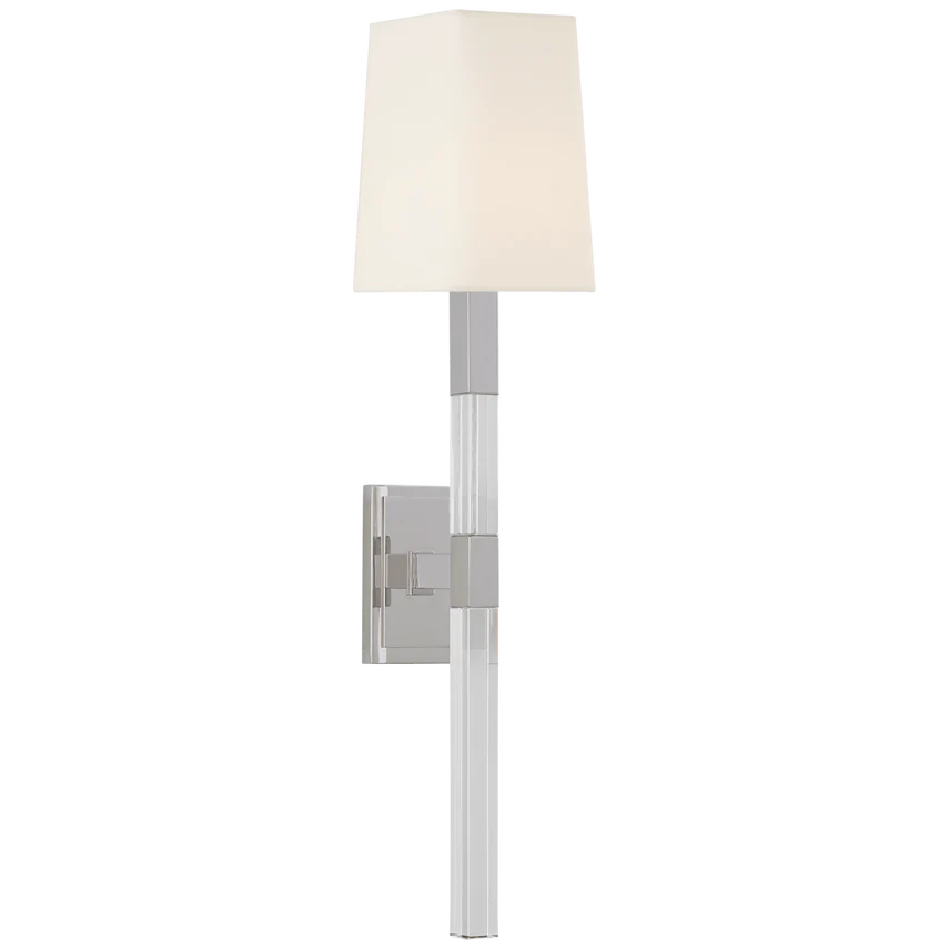 Reagan Crystal Tail Sconce - Brass/Nickel - Image 2