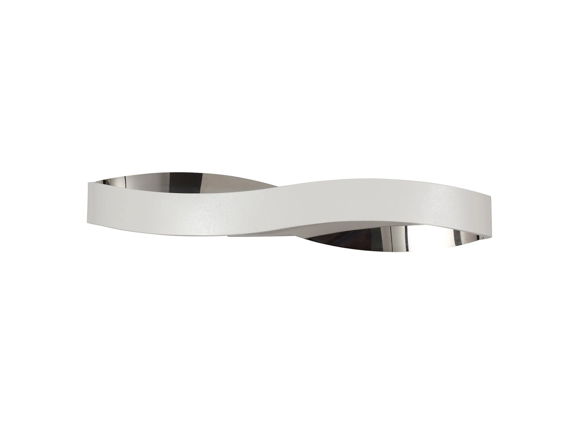 Realm Wall Lamp, 1 x 6W LED, 3000K, 420lm, Sand Anthracite/Satin Nickel, Sand White/Polished Chrome, 3yrs Warranty - Image 3