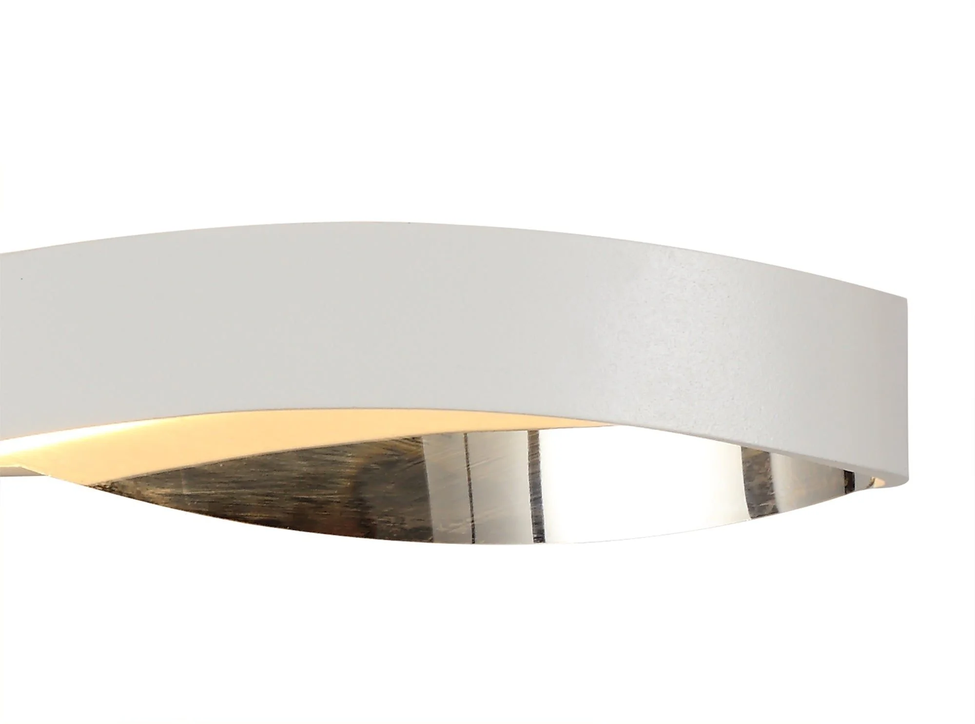 Realm Wall Lamp, 1 x 6W LED, 3000K, 420lm, Sand Anthracite/Satin Nickel, Sand White/Polished Chrome, 3yrs Warranty - Image 5